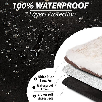 Waterproof Dog Blanket 80" x90'' - Pup Protector Waterproof Throw Blanket Cover for Couch, Bed, Mattress or Any Furniture