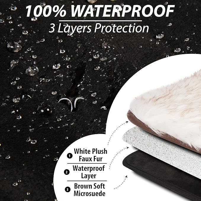 Waterproof Dog Blanket 50" x60'' - Pup Protector Waterproof Throw Blanket Cover for Couch, Bed, Mattress or Any Furniture